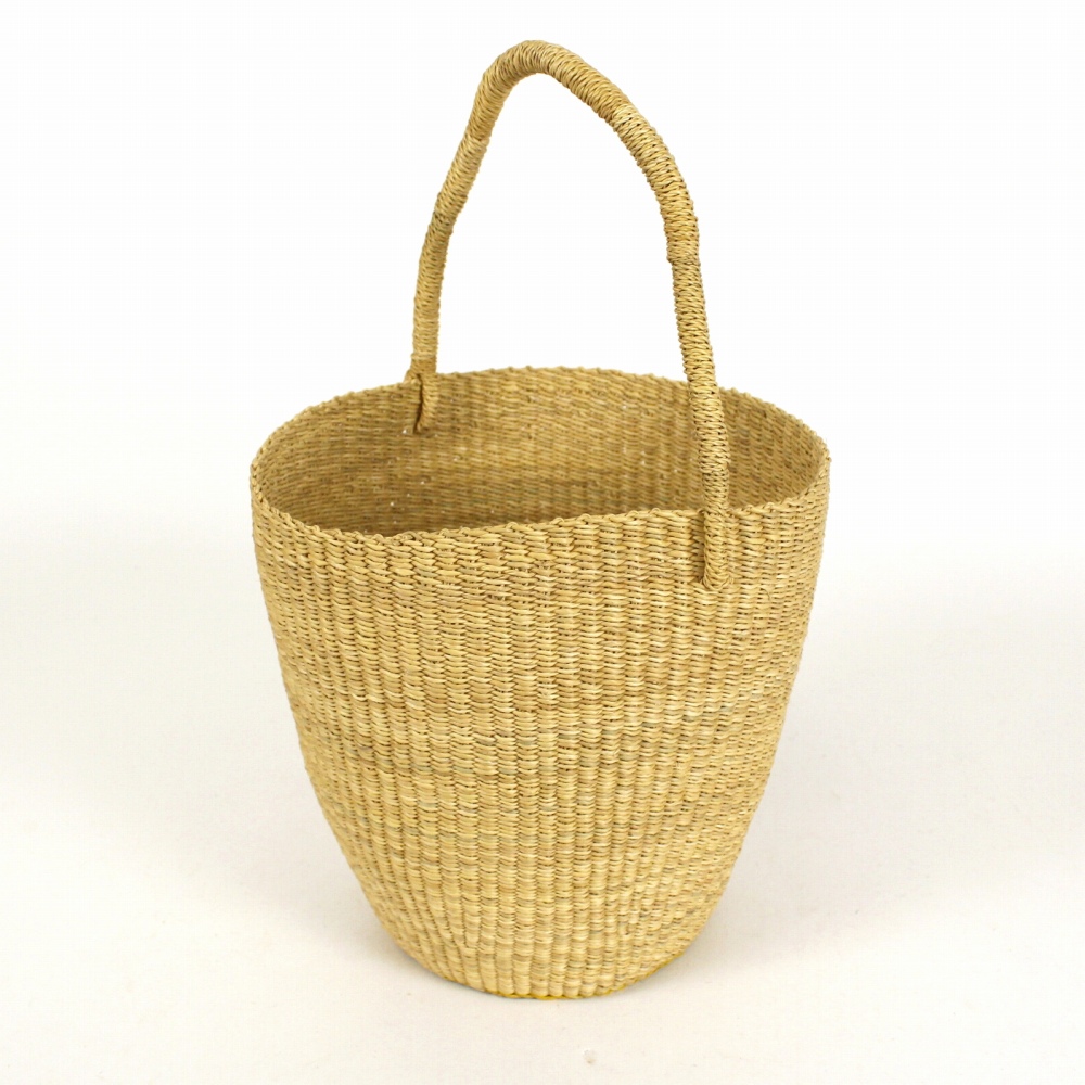 ニャリガバスケット 丸底カラー 黄青系