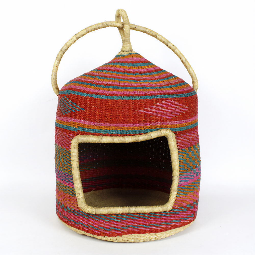 ニャリガバスケット 猫カゴ 縦長 24SS一点物 @27000→21600