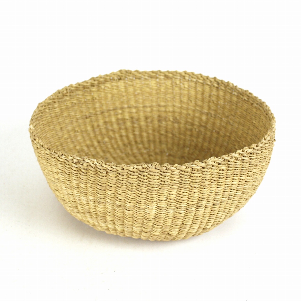 ボルガバスケット 丸皿 ナチュラル