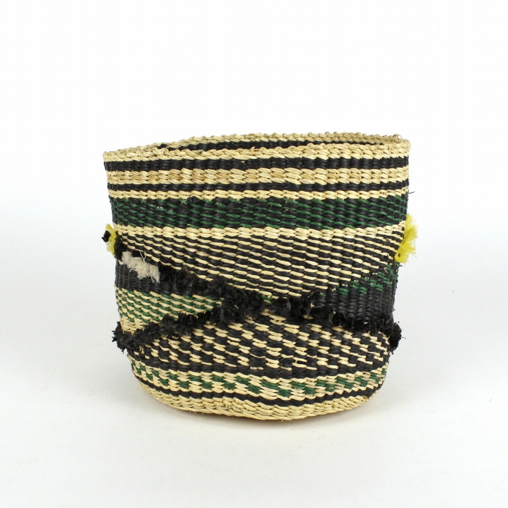 ボルガバスケット ビニールフリンジカゴ 小 マルチカラー