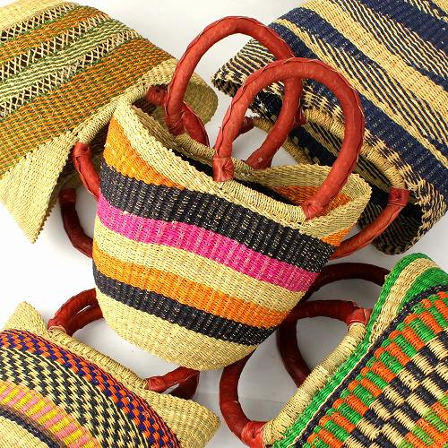 ボルガ丸底ニケフォルムバスケット S 柄アソート