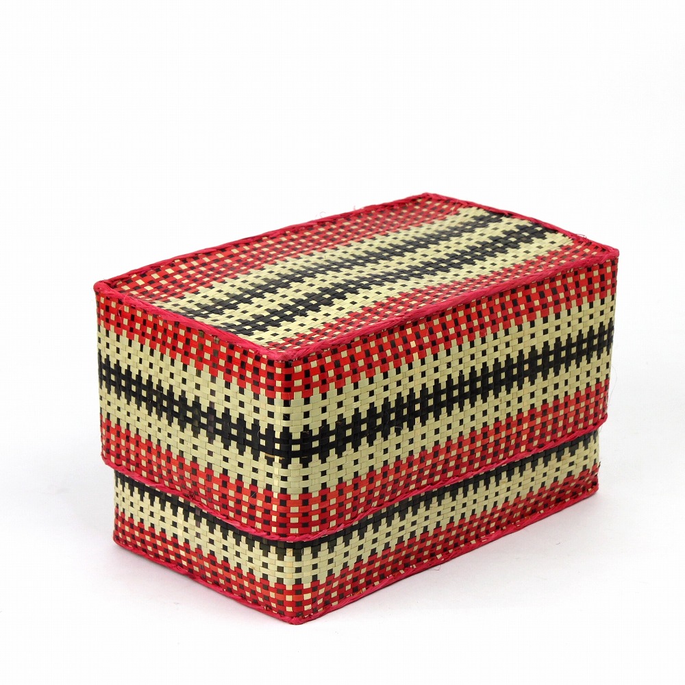 チヒ カラフル長方形箱 蓋付 M