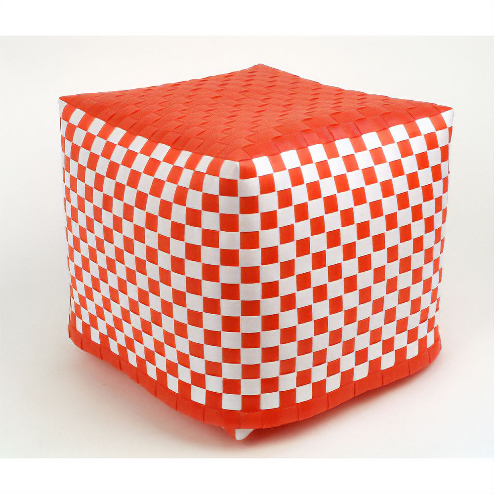 【SALE】プラスチックボックス すっぽりフタ L チェック 68オレンジ￥4000→￥2800