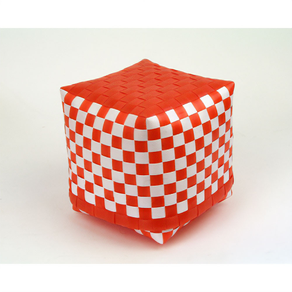 【SALE】プラスチックボックス すっぽりフタ S チェック 68オレンジ￥2000→￥1500