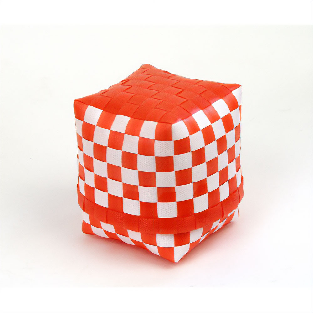 【SALE】プラスチックボックス すっぽりフタ SS チェック 68オレンジ￥1000→￥800