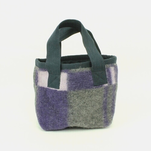 ウール毛布ミニトート ランチ　アソート
