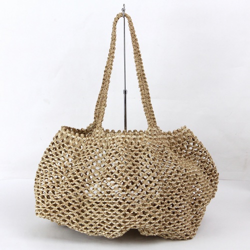 ラフィアxサイザルマクラメバッグ BOTA ナチュラル