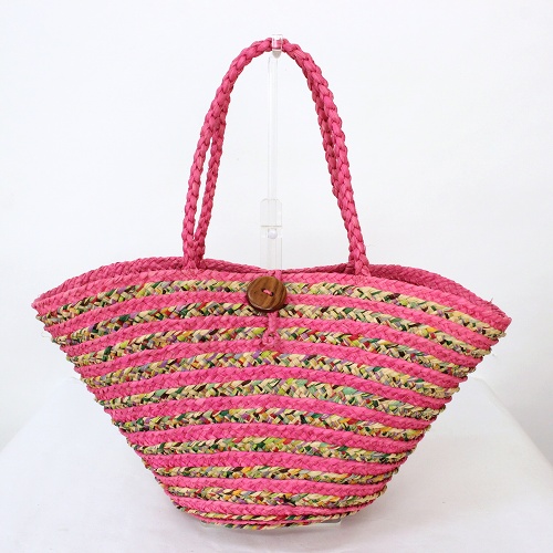 ラフィアブレードバッグ ボーダー