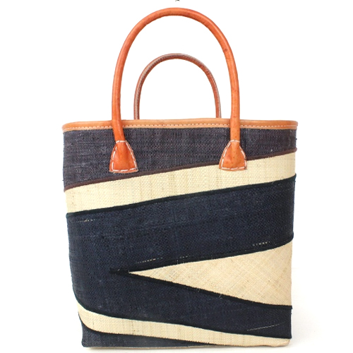 ラフィアラバンバッグ 特大ひし形