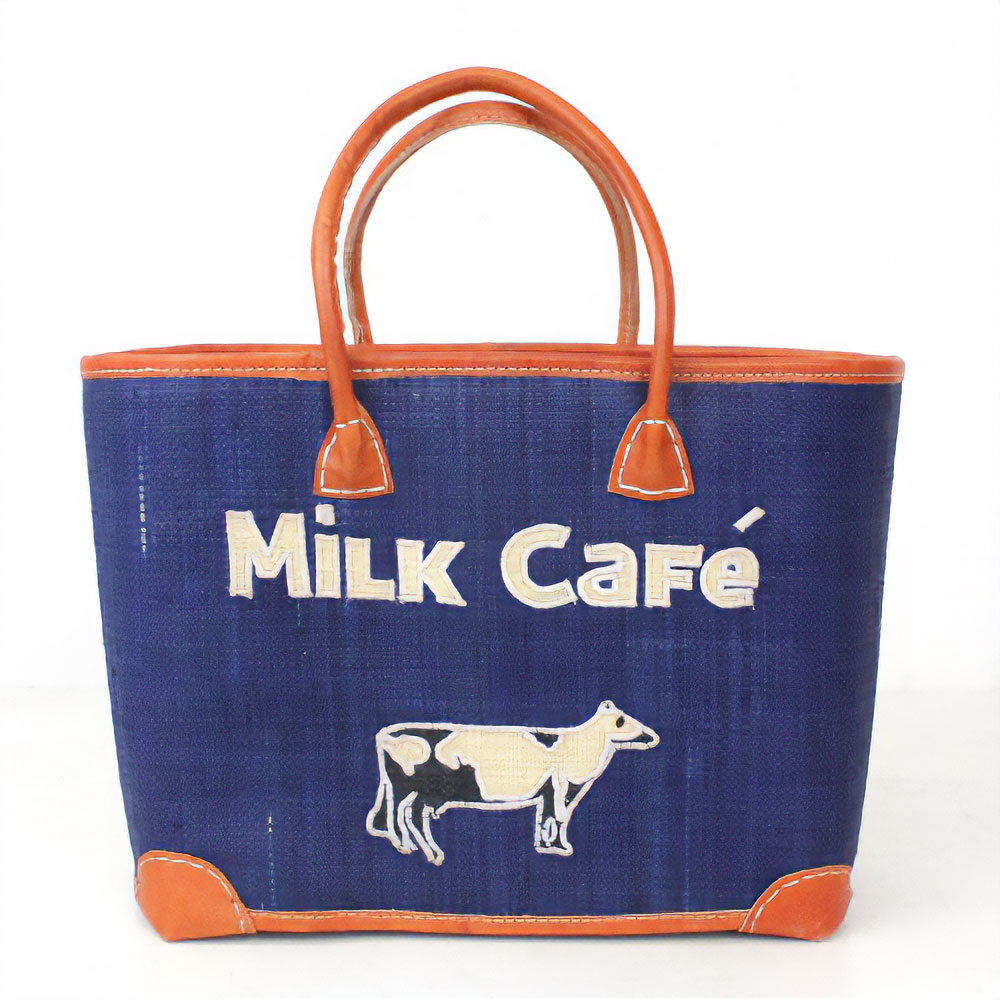 ラフィアラバンバッグ milk cafe