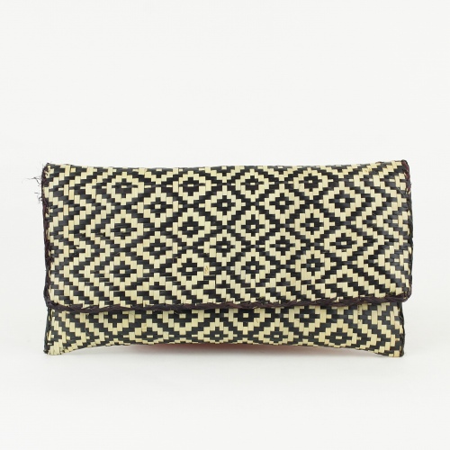 チヒポーチ モノトーン ひし形