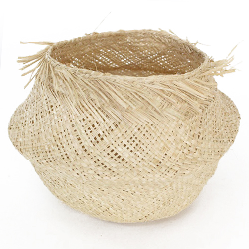 ラフィアラーリー 小物入れタマタブ型 大