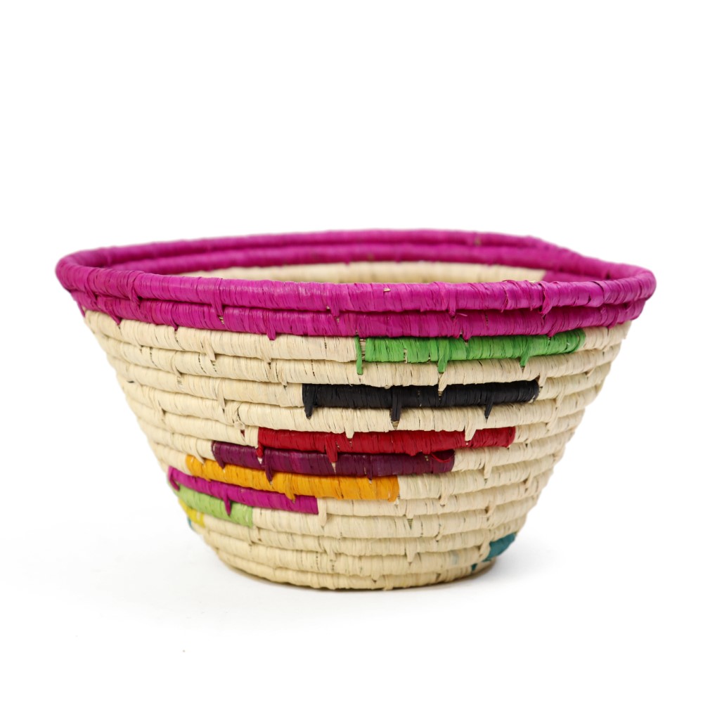 ラフィアアラボラ 小物入れ深め