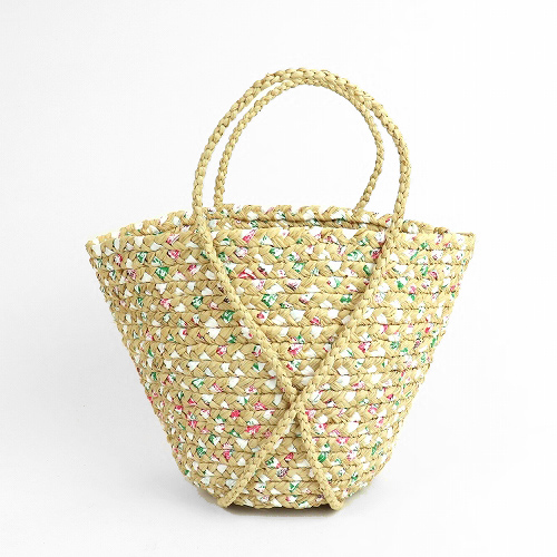 ラフィアトレッセバッグ ヨーグルトパック クロスハンドル