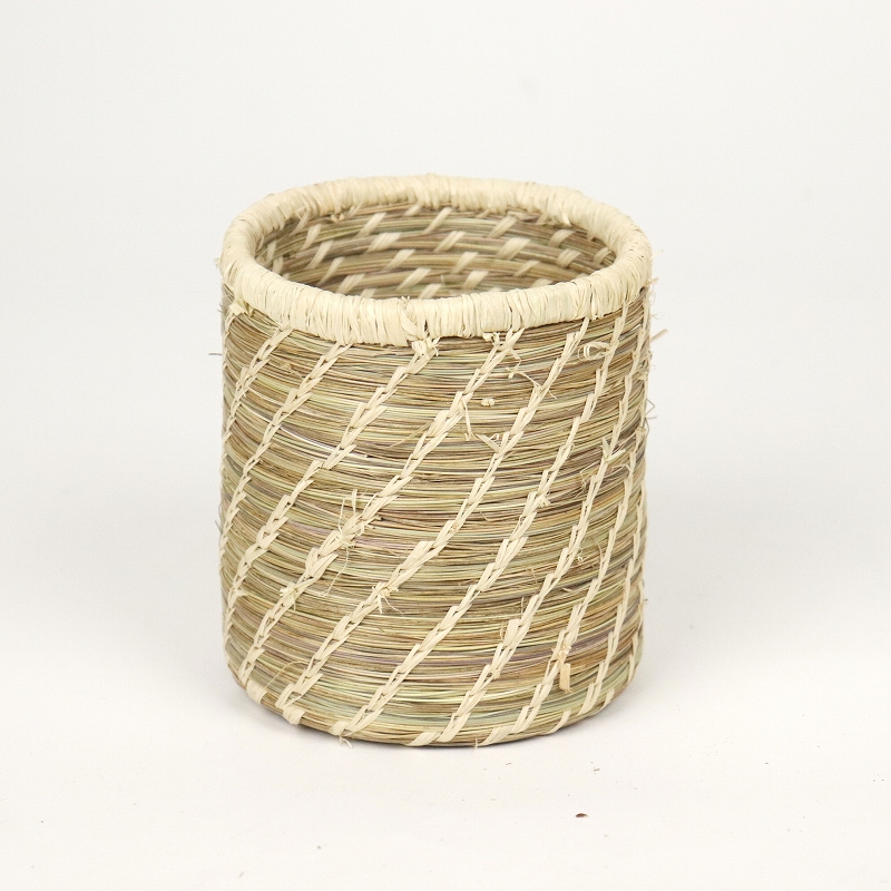 アラボラxラフィア 鉢カバー丸底11