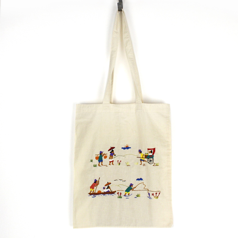 刺繍トートバッグ マダガスカル