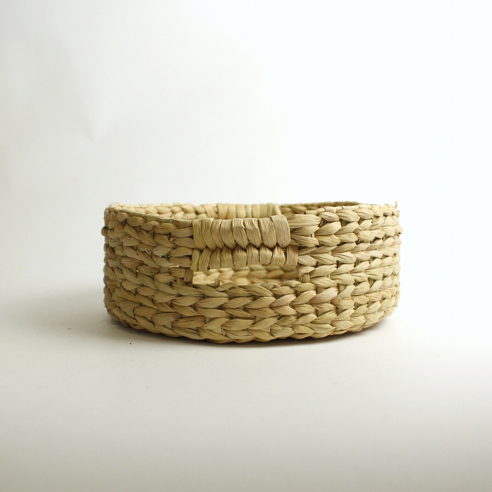 水草かご 平丸 穴手 24SS一点物 @4900→3920