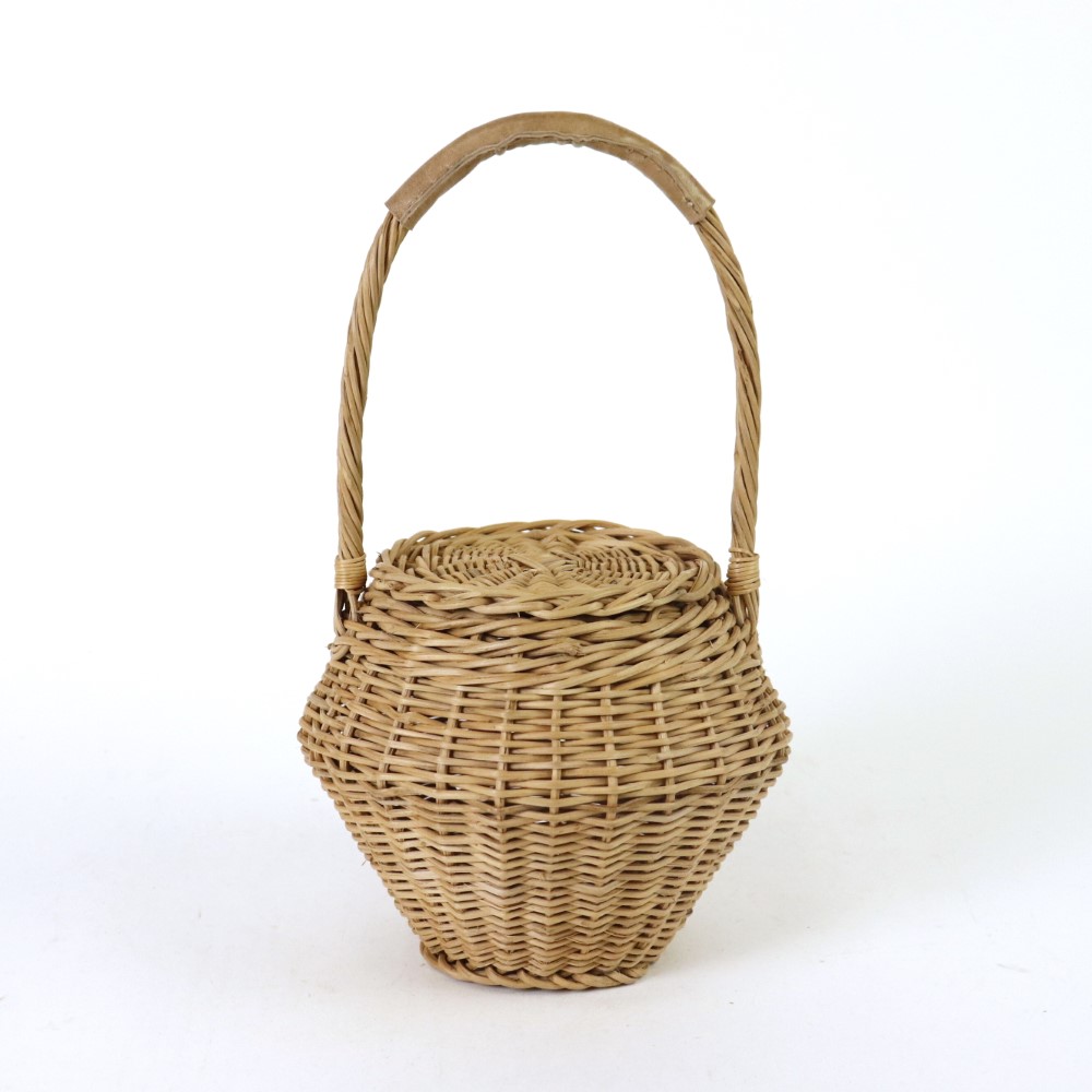 やなぎかご ひし形ミニ 1本手革