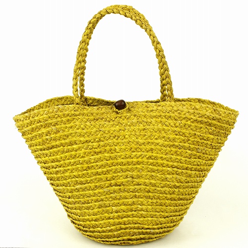 ラフィアブレードバッグ カラー 62レモン