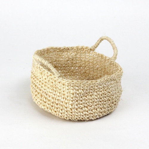 サイザル細編ミニバスケットSS