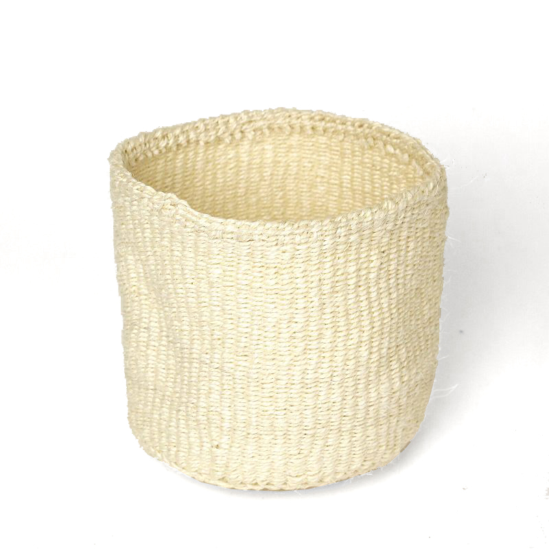 サイザルインテリアかご 小 生成