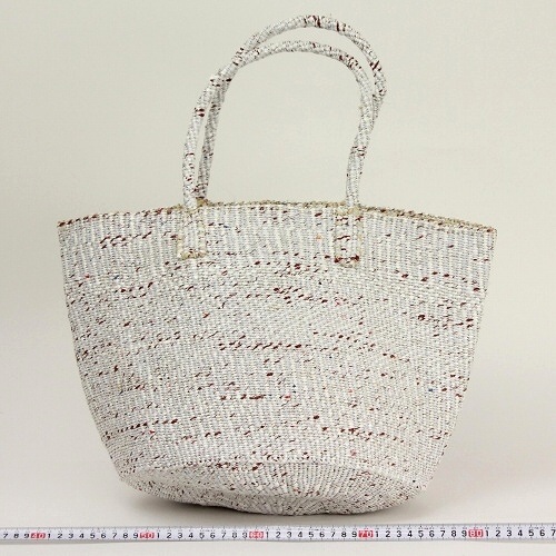 プラスチックサイザルバッグ共手12インチ マルチホワイト