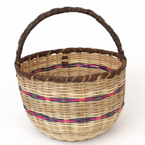 ヌビアバスケット 取手付 柄