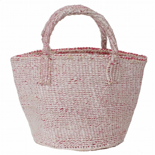 プラスチックバッグ共手8x7 クリアピンク