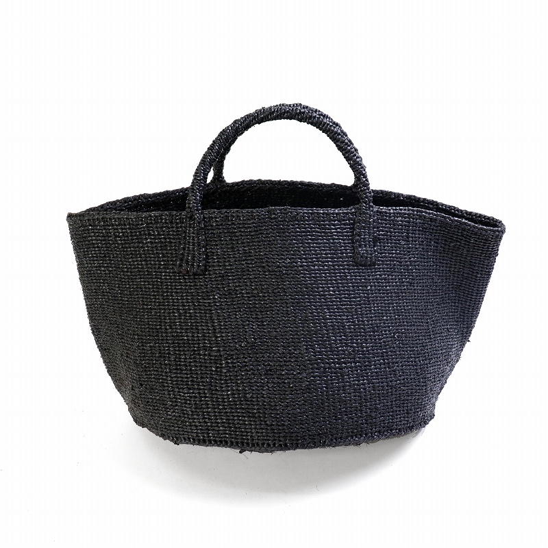 プラスチックサイザルバッグ共手12x8 横長 黒