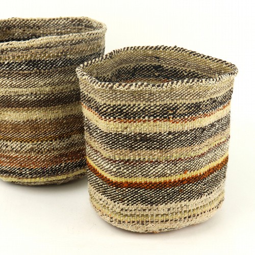 ケナナウールサイザルかご10インチ