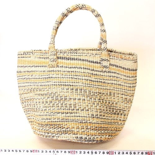 サイザルバッグ共手 8イン絞ダブル生成グレー生成サンドベージュ19SS一点 5800→4640円