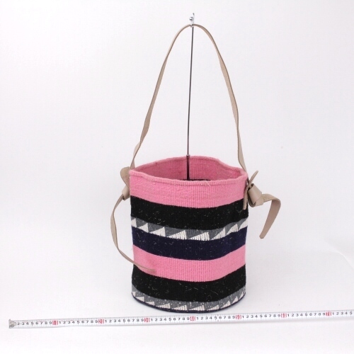 オールアクリルサイザル12インチミニフラッグ キクユ伝統ス 濃紺白グレーペールピンク 20SS一点 @12000→9600円