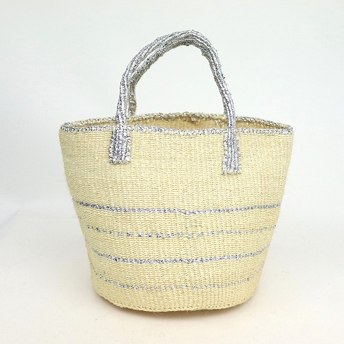 シルバーサイザルバッグ共手9インチ ドット 生成