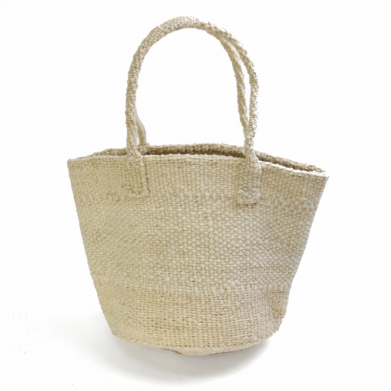 羊毛サイザルバッグ9インチ ミックス ハンドル生成