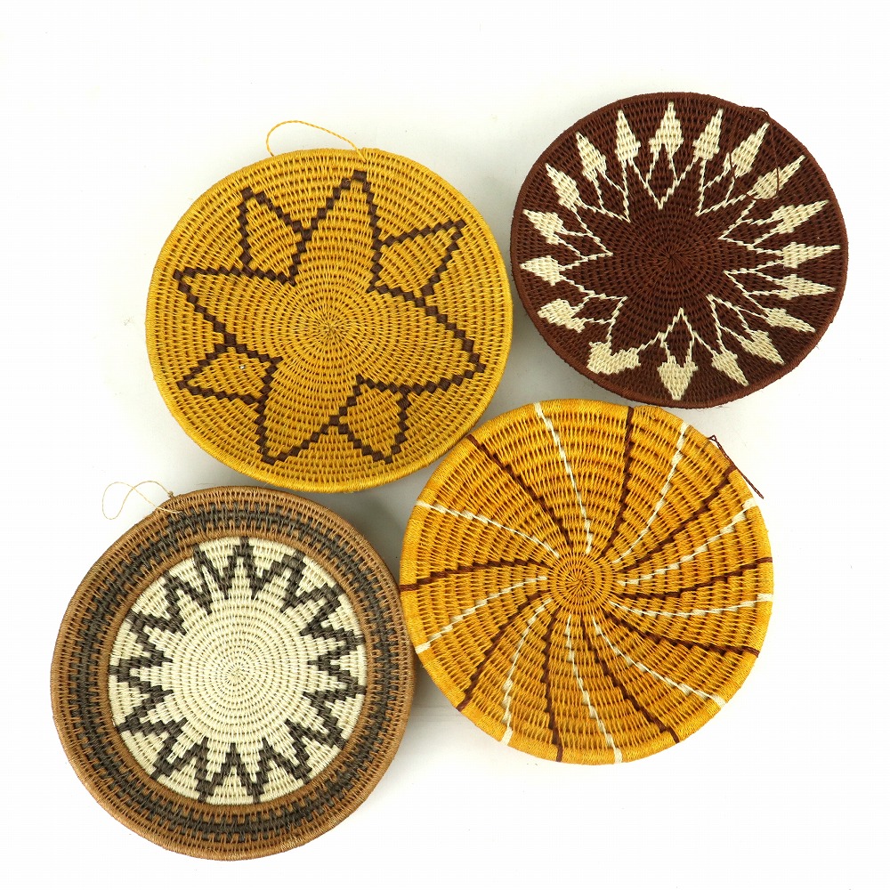 マスビンゴサイザルバスケット 中 アソート