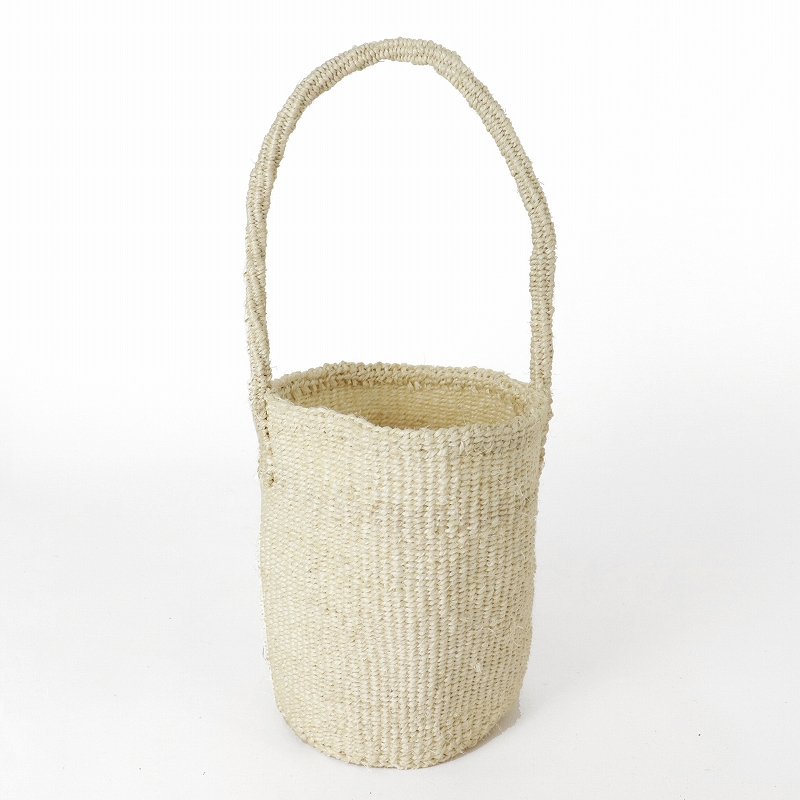 サイザルバッグ5x7 一本ハンドル 生成