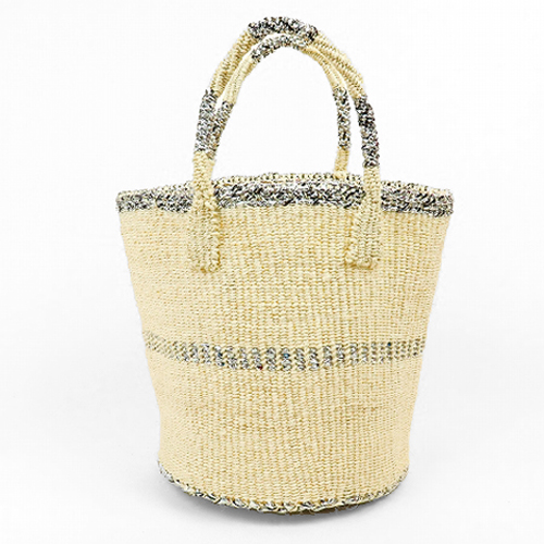 プラサイザルバッグ9インチ ワンドット 生成xシルバー