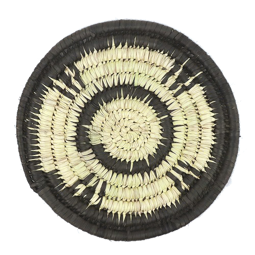 トゥルカナバスケット 鍋敷き 柄あり