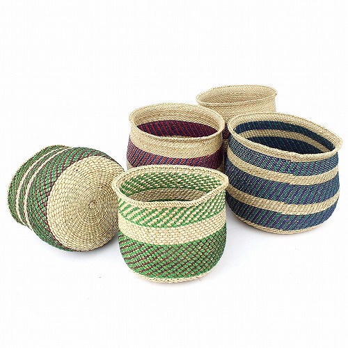 イリンガカラフルかご 6インチ アソート