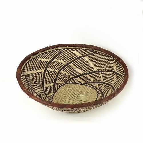 トンガビンガかご フルーツボウル 口径25CM
