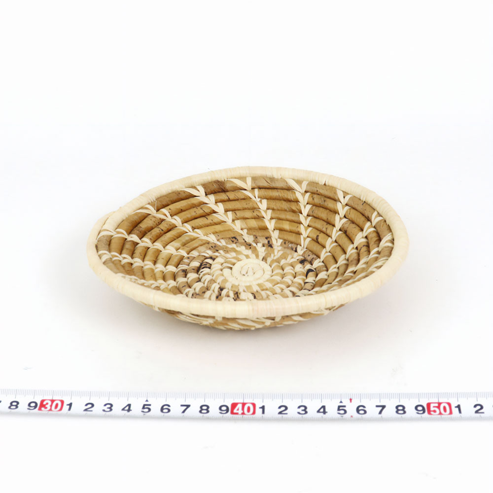 バナナラフィアボウルバスケット 小 22SS一点 @2800→2240