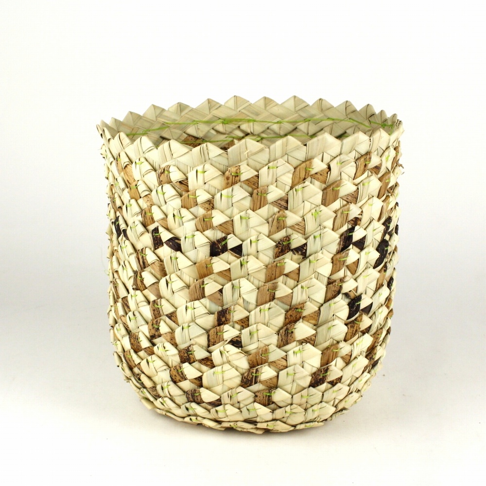 ビヒガ椰子インテリアかご バナナ