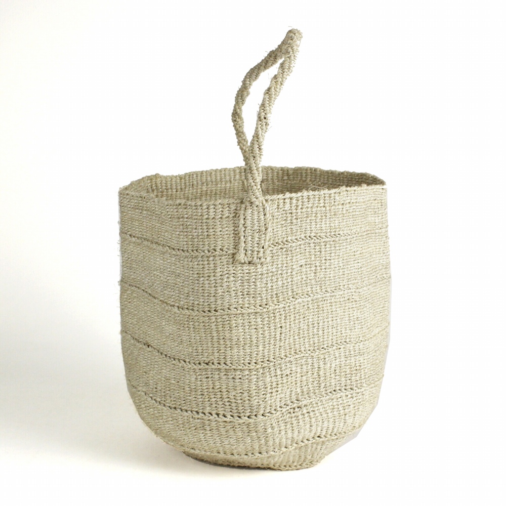 サイザルバッグ ワンハンドル ムツリマラインズ チャコールグレー