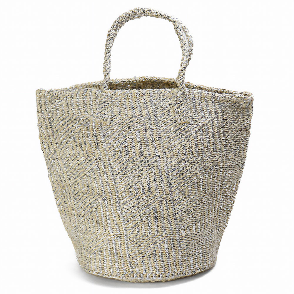 プラスチックサイザルバッグ特大 フラッグ 生成xプラチナ