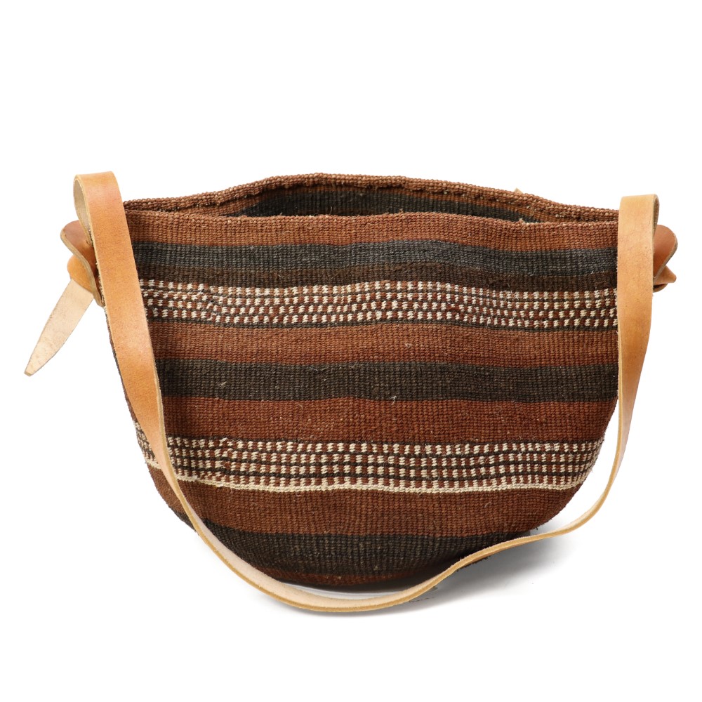 バオバブバッグ10インチ 革ストラップ ガナング