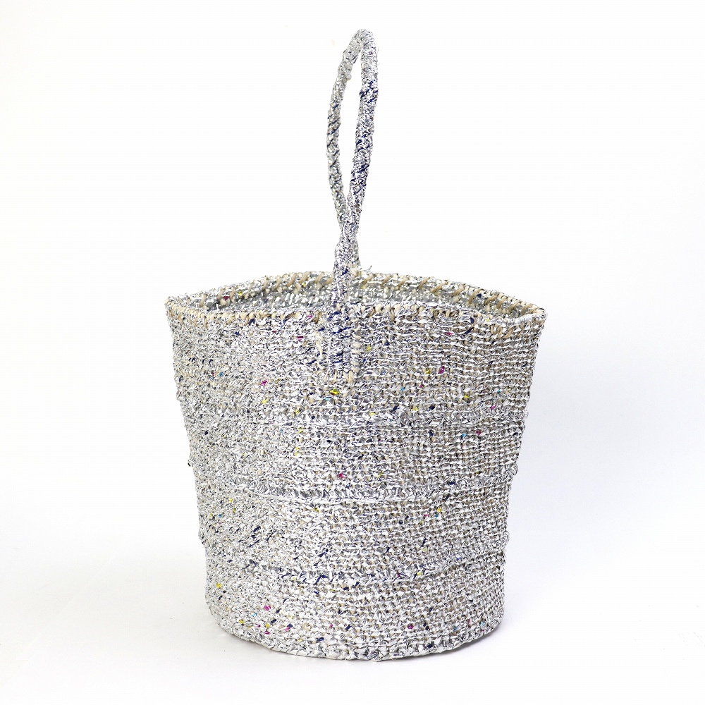 プラサイザルバッグ9インチ ムツリマラインズ ワンハンドル シルバー