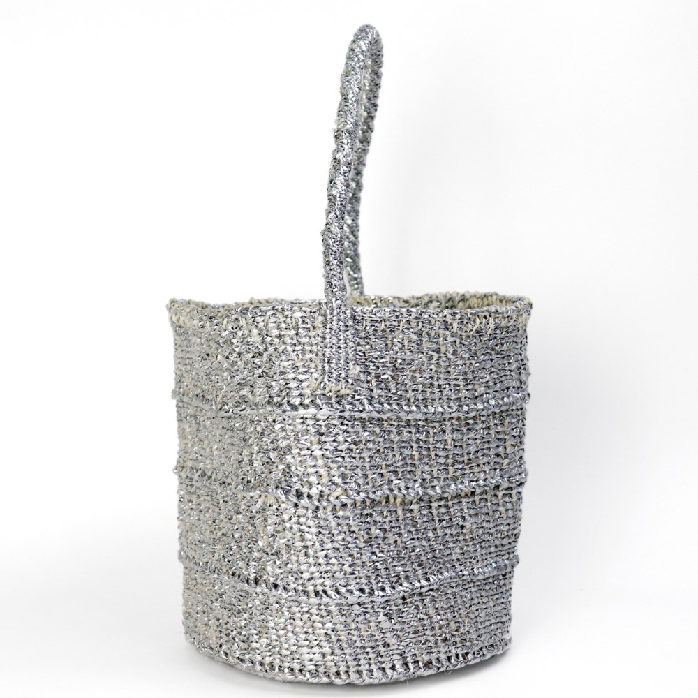 プラサイザルバッグ9インチ ムツリマラインズ ワンハンドル プラチナ