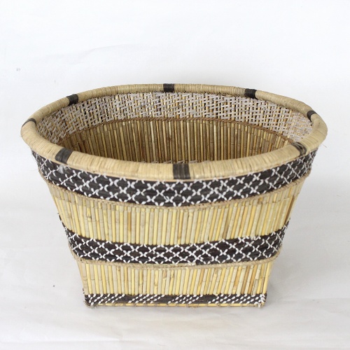 ドゴン穀物ストローカゴ 鉢カバー 中