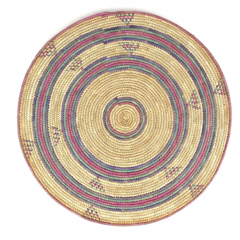 フラニ円形テーブルマット　大 良 柄アソート