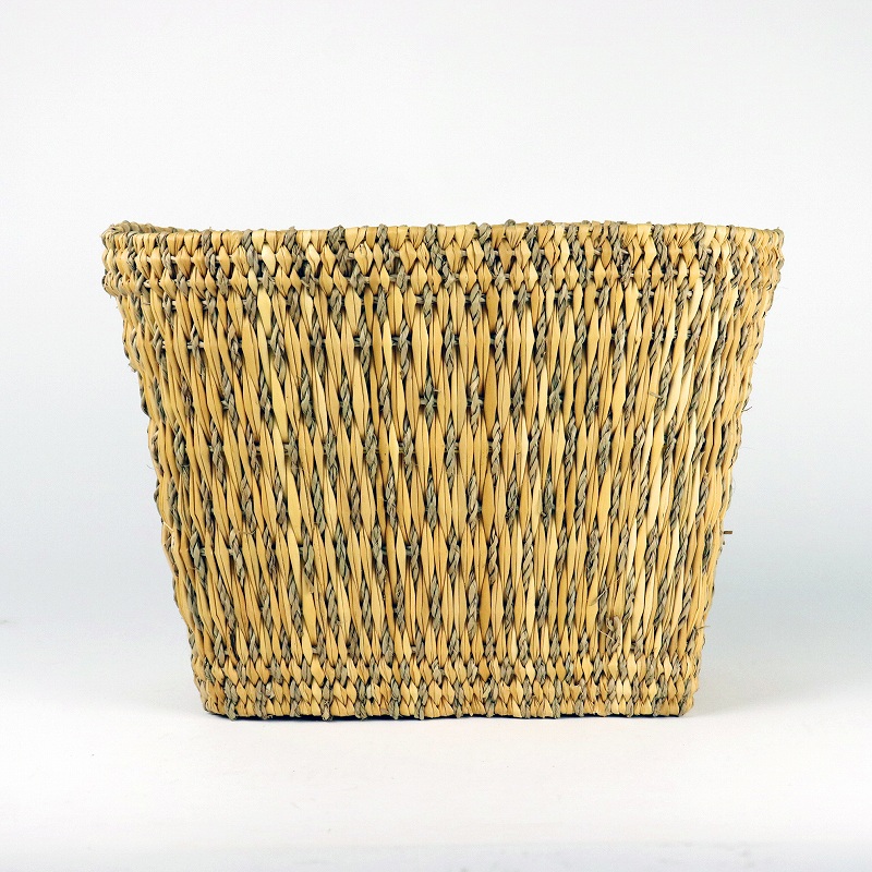 【SALE】ストロー ドームミックスかご 台形 ハンドルなし @5000→3500